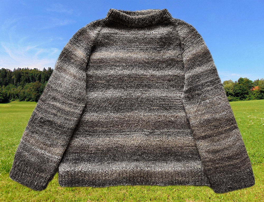 brown knitted jumper